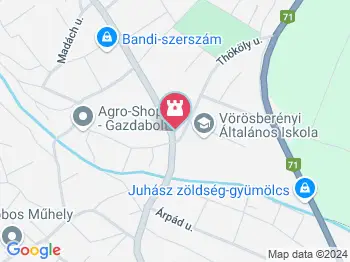 Mária szobor Balatonalmádi a térképen