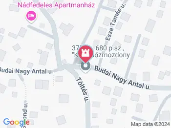 Mozdony Balatonalmádi a térképen