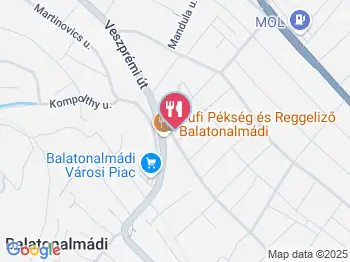 Puszta Étterem Krisztina Kert Grill & Pizza Balatonalmádi a térképen