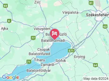 Hunguest Hotel Bál Resort Balatonalmádi a térképen