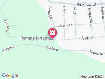 Remete forrás Balatonalmádi a térképen