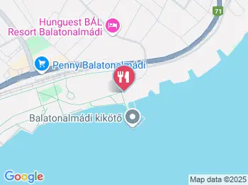 Stég fagyizó Balatonalmádi a térképen