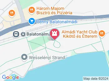 Szent Erzsébet liget Balatonalmádi a térképen