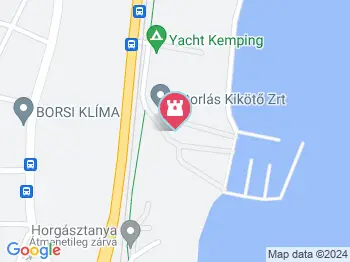 Vitorlás kikötő Balatonalmádi a térképen