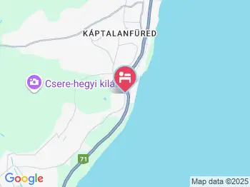 Vöröskő Panzió Balatonalmádi a térképen