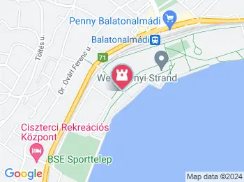 Wesselényi Strand Balatonalmádi a térképen