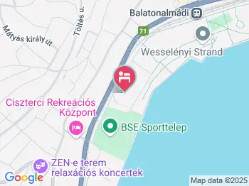 Yacht Camping Balatonalmádi a térképen