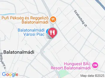 Zánka Borozó Balatonalmádi a térképen