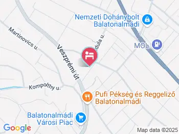 Zsuzsa Apartman Balatonalmádi a térképen