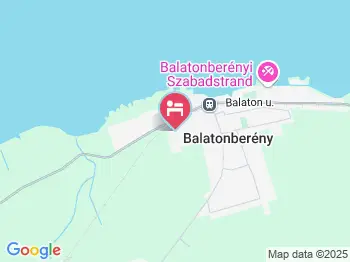 Bajcsy utcai Nyaraló Balatonberény a térképen