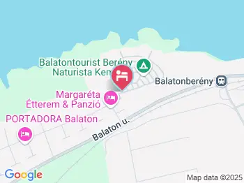 Berény Naturista Kemping Balatonberény a térképen