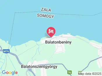 Balatontourist Berény Naturista Kemping Balatonberény a térképen
