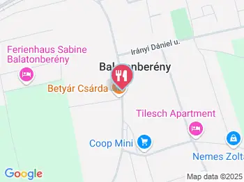 Cukrászüzem Balatonberény a térképen