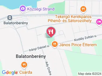 János Pince Étterem Balatonberény a térképen