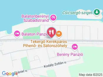 Muskátli Büfé Balatonberény a térképen