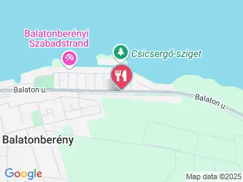 Paprika Csárda Balatonberény a térképen