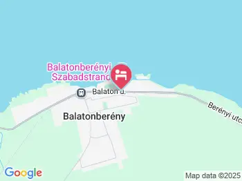 Pelikán Apartman Balatonberény a térképen