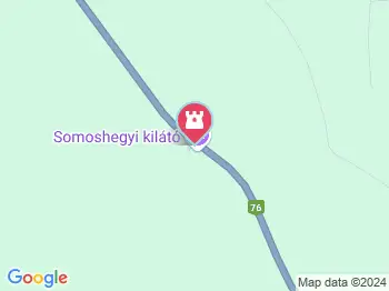 Somoshegyi kilátó Balatonberény a térképen