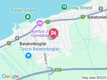 Attila Vendégház Balatonboglár a térképen