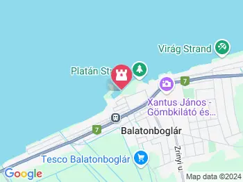 Balatonboglári jégpálya Balatonboglár a térképen