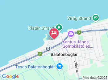 Bartók Villa Balatonboglár a térképen