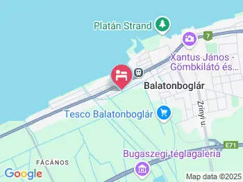 Csilla Medencés Apartman Balatonboglár a térképen