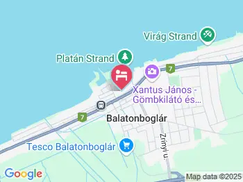 Frank Apartmanház Balatonboglár a térképen