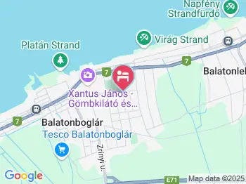 HajnalHáz Balatonboglár a térképen