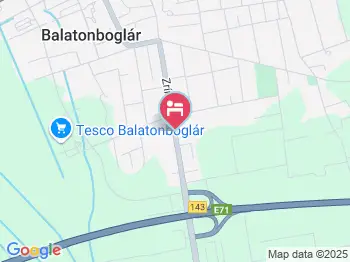 Kentaur Üdülőfalu Balatonboglár a térképen