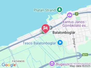 Kis Szieszta Vendégház Balatonboglár a térképen