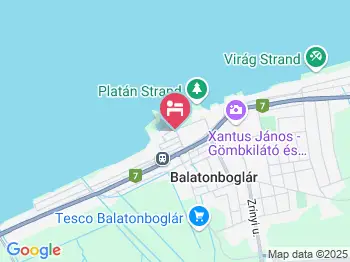 Móló Vendégház Balatonboglár a térképen