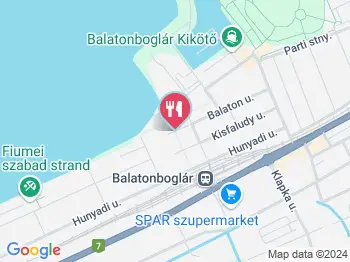 Naplemente Bisztró Balatonboglár a térképen