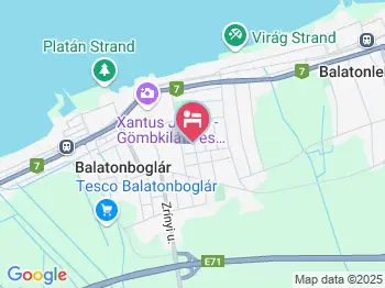 Panni Néni Apartman Balatonboglár a térképen