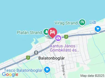 Partvilla Balatonboglár a térképen