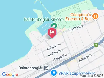 Sellő Kemping Balatonboglár a térképen