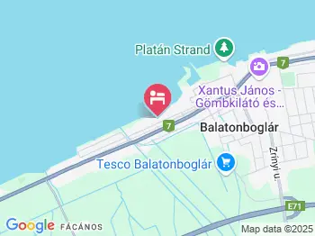 Sirály Apartmanház Balatonboglár a térképen