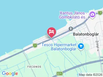 Szieszta Apartman Balatonboglár a térképen