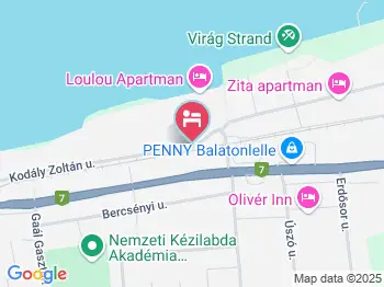 Sziszi Panzió Balatonboglár a térképen