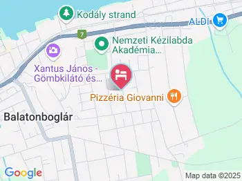 Tulipán Vendégház Balatonboglár a térképen