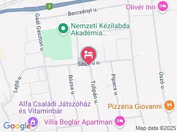 Valéria Apartmanok Balatonboglár a térképen