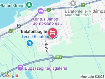 Vince Apartmanok Balatonboglár a térképen