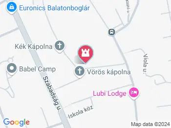 Vörös Kápolna Balatonboglár a térképen