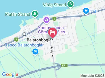 Zsazsa Apartman Balatonboglár a térképen