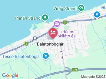 Zsuzsa Apartman Balatonboglár a térképen