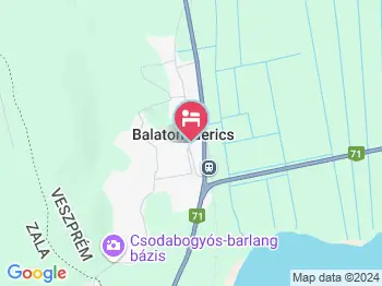 Montana Vendégház Balatonederics a térképen