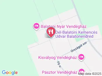 Dél-Balatoni Kemencés Udvar Balatonendréd a térképen