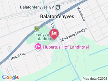 Berekszálló Balatonfenyves a térképen
