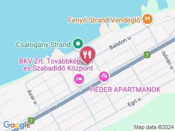 Csalogány Étterem & Kávézó Balatonfenyves a térképen