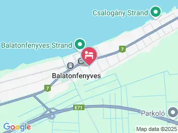 Csokonai Nyaraló Balatonfenyves a térképen