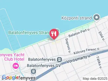 Csúcslángosda Balatonfenyves a térképen